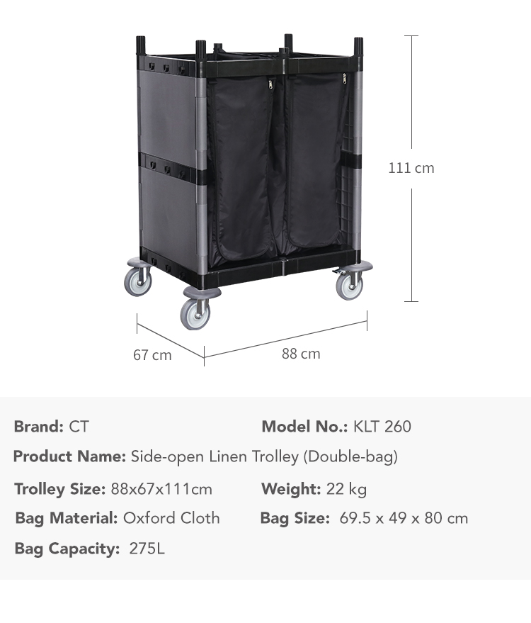 CT Linen Trolley - Cleanic Cleaning Equipment